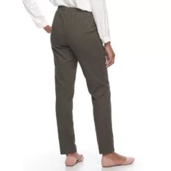 Women's Croft & Barrow® Classic Pull-On Straight Leg Pants -Croft & Barrow Shop 2924992 ALT4