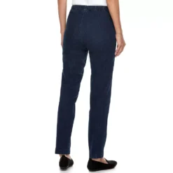Women's Croft & Barrow® Classic Pull-On Straight Leg Pants -Croft & Barrow Shop 2924992 ALT5