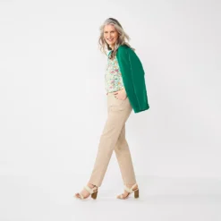 Women's Croft & Barrow® Effortless Stretch Pull-On Straight-Leg Pants 8 Women's Croft & Barrow® Effortless Stretch Pull-On Straight-Leg Pants -Croft & Barrow Shop 3354493 ALT2