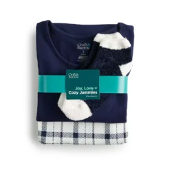 Women's Croft & Barrow® Long Sleeve Pajama Top & Pajama Pants Sleep Set -Croft & Barrow Shop 5044284 ALT6