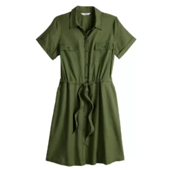 Women's Croft & Barrow® Utility Shirt Dress -Croft & Barrow Shop 5576956 ALT5