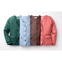 Plus Size Croft & Barrow® Quilted Snap-Front Jacket -Croft & Barrow Shop 5651201 ALT2