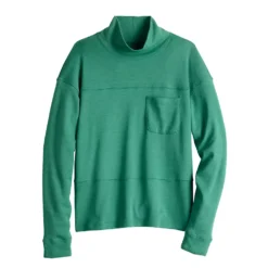 Women's Croft & Barrow® Mockneck Sweatshirt -Croft & Barrow Shop 5685918 ALT5
