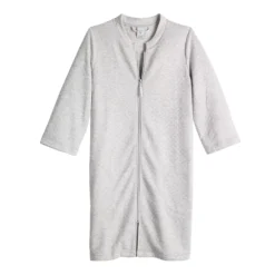 Women's Croft & Barrow® Quilted Zipper Duster -Croft & Barrow Shop 5715003 ALT5