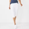Women's Croft & Barrow® Knit Capri Pants